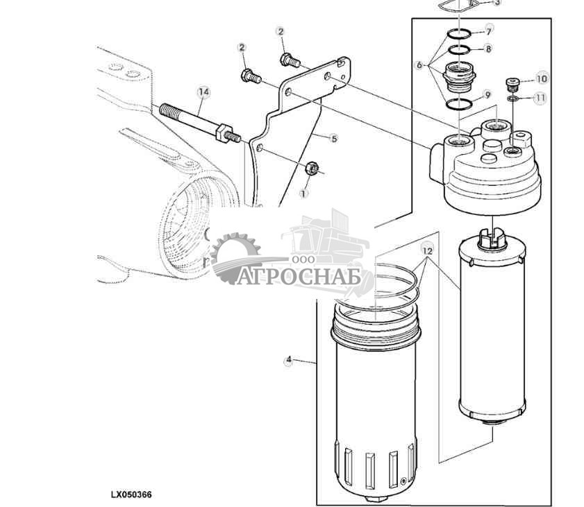 ФИЛЬТРЫ ГИДРАВЛИЧЕСКОГО МАСЛА (2835 КУБ. СМ) 